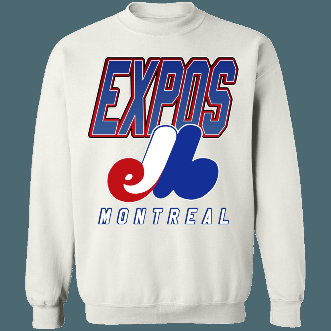 Montreal Expos 90's Vintage MLB Crewneck Sweatshirt Hoodie Shirt Gifts MLB Fans