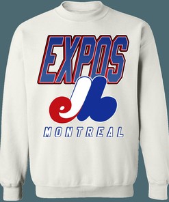 Montreal Expos 90's Vintage MLB Crewneck Sweatshirt Hoodie Shirt MLB Fans shirt