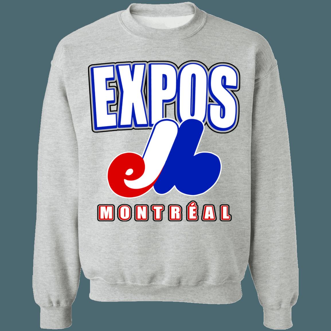 Montreal Expos Vintage MLB Crewneck Sweatshirt Hoodie Shirt for Baseball Fans - Image 2