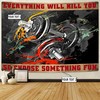 Motivational Quotes Banner Flag Tapestry For Home Gym Décor, Gifts for Gym Lovers, Workout room decor