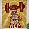 Motivational Quotes Banner Flag Tapestry For Home Gym, Gym Flags
