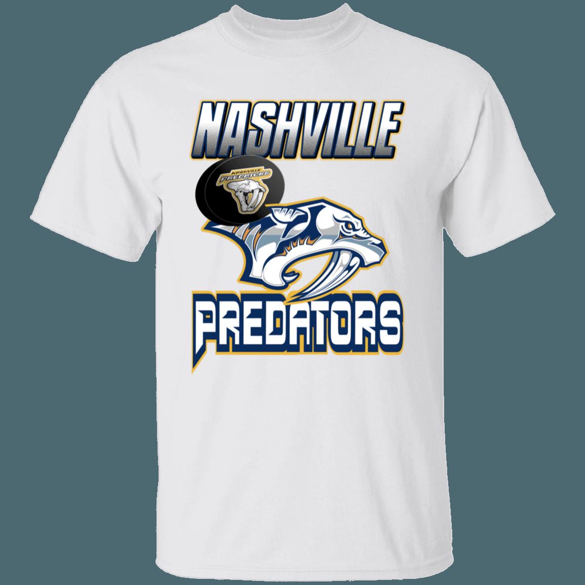Nashville Predators Retro NHL T-Shirt Sweatshirt Hoodie National Hockey League Shirt - Image 2