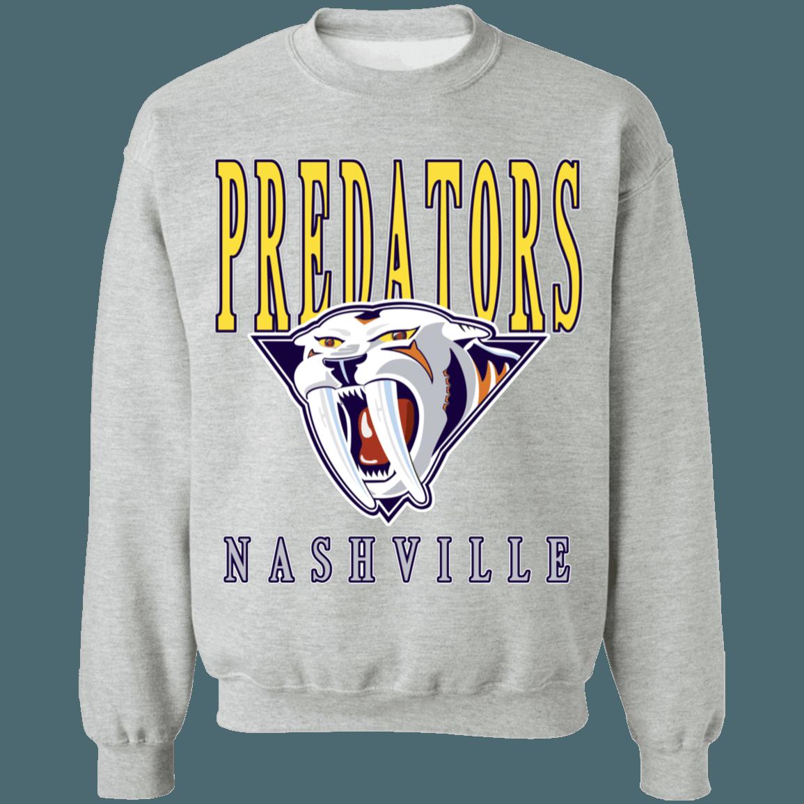Nashville Predators SABRETOOTH Retro NHL Sweatshirt Hoodie TShirt For Hockey Lovers - Image 3