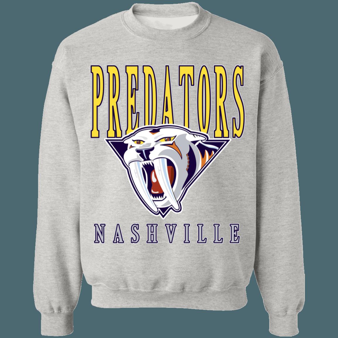 Nashville Predators SABRETOOTH Retro NHL Sweatshirt Hoodie TShirt For Hockey Lovers - Image 4