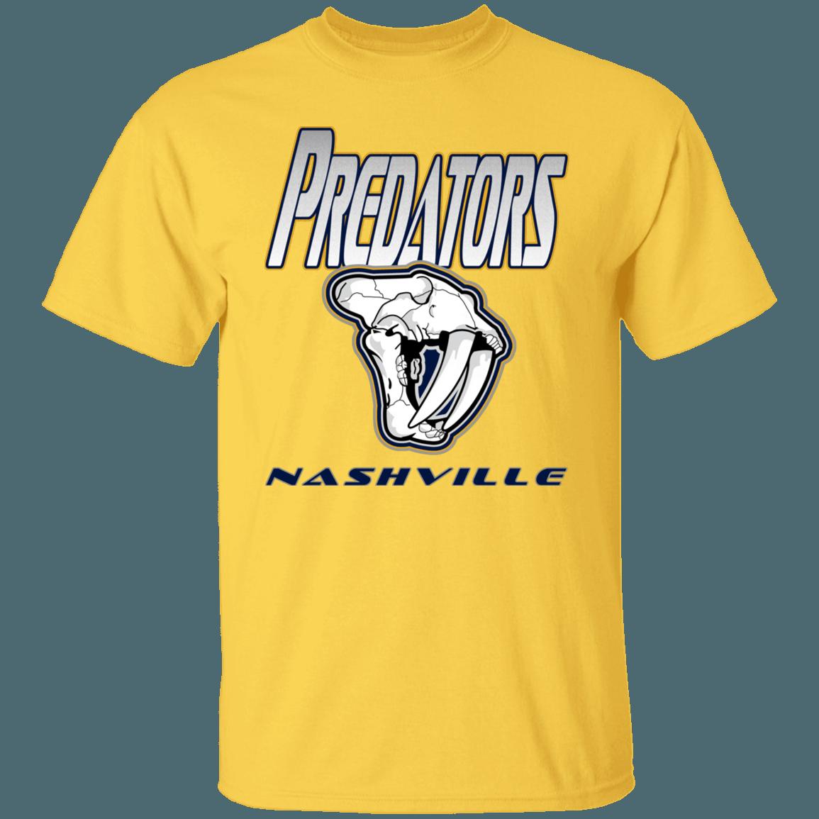 Nashville Predators SKULL Retro NHL T-Shirt Sweatshirt Hoodie National Hockey League Shirt