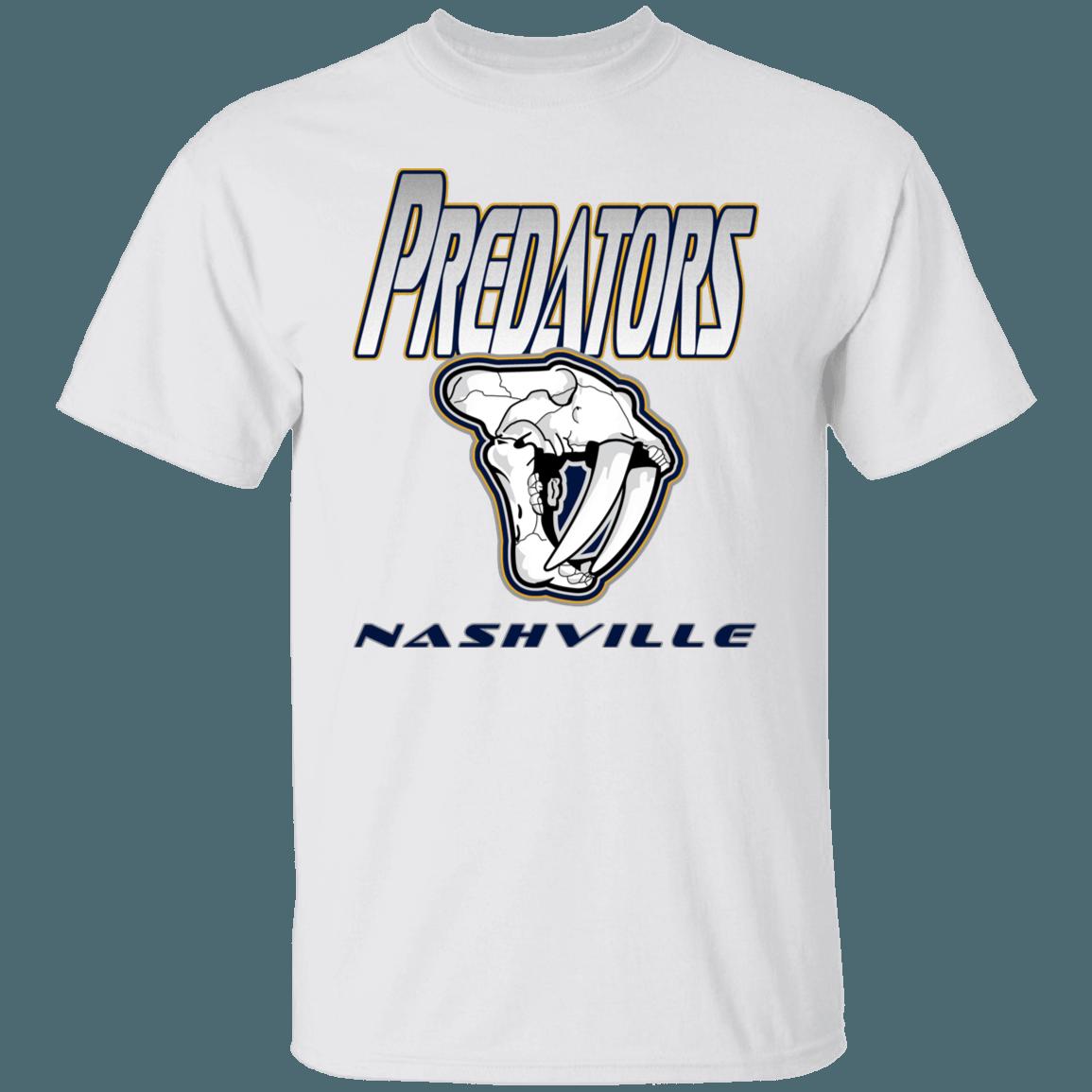 Nashville Predators SKULL Retro NHL T-Shirt Sweatshirt Hoodie National Hockey League Shirt - Image 2
