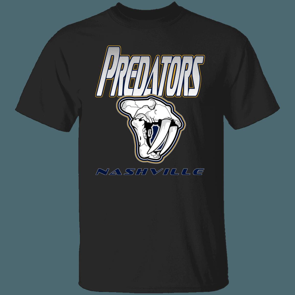 Nashville Predators SKULL Retro NHL T-Shirt Sweatshirt Hoodie National Hockey League Shirt - Image 4