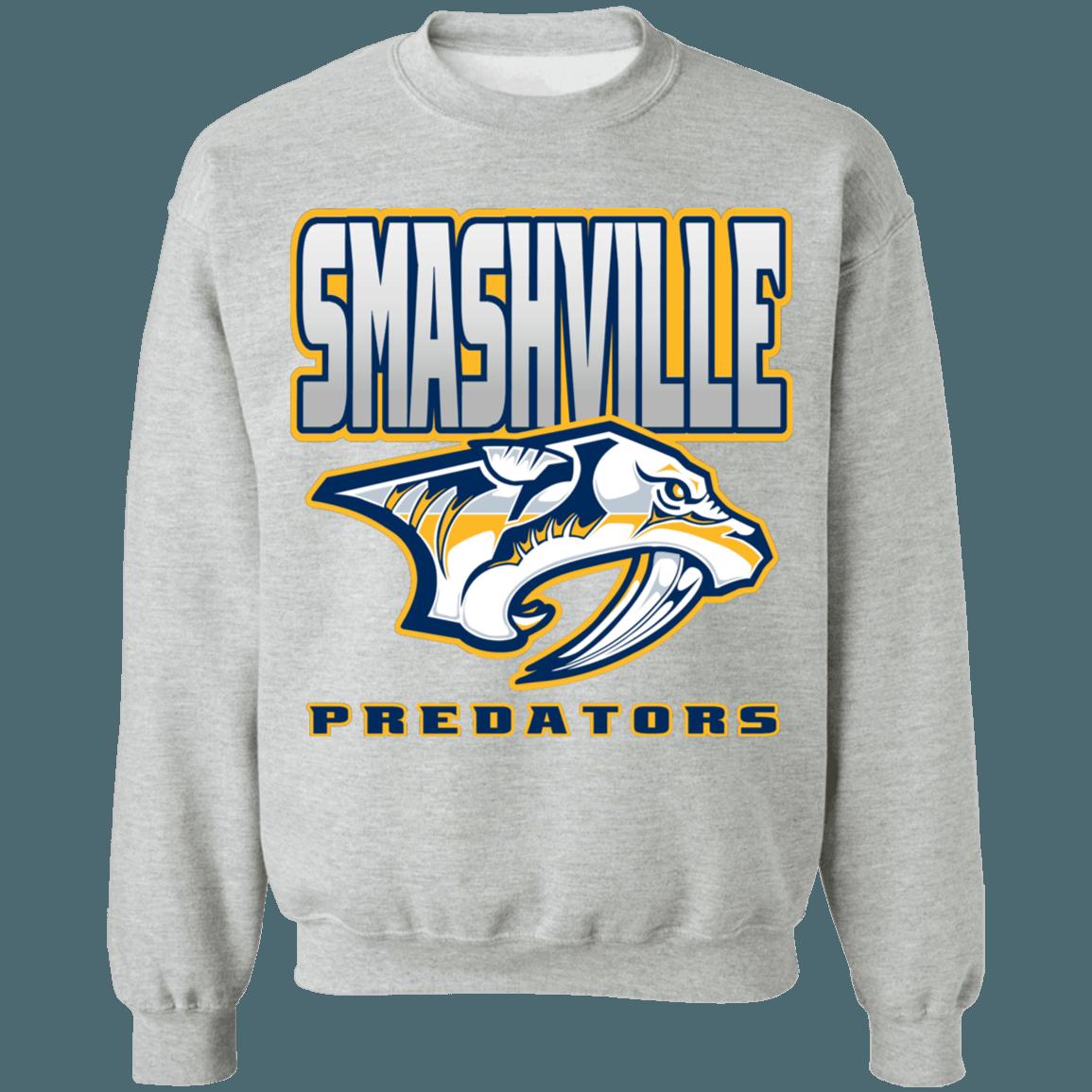 Nashville Predators SMASHVILLE 2 Retro NHL Sweatshirt Hoodie TShirt For Hockey Lovers