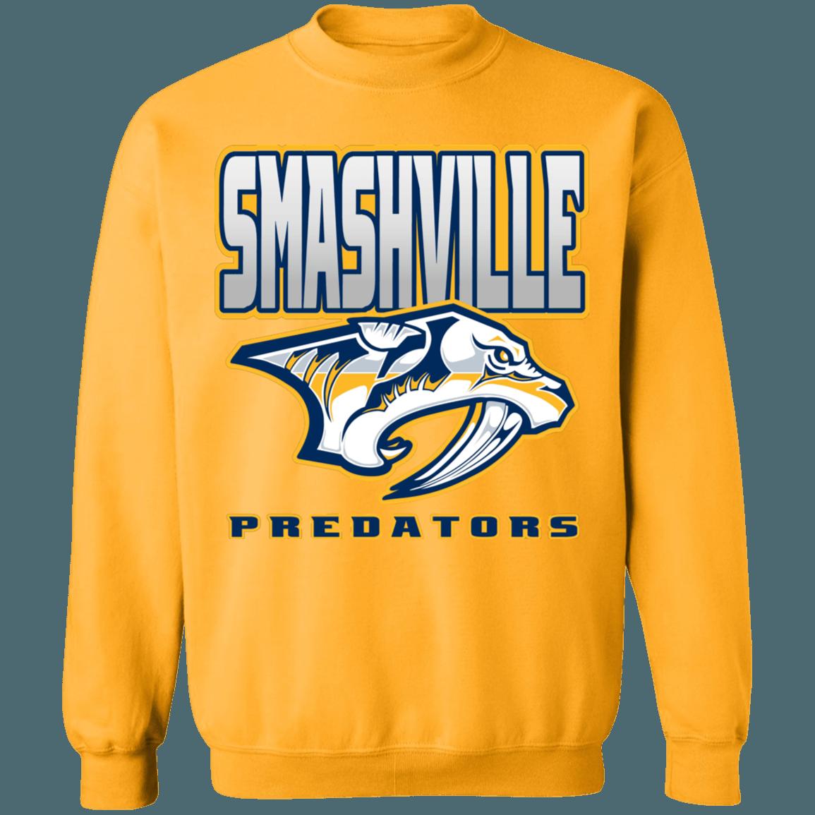 Nashville Predators SMASHVILLE 2 Retro NHL Sweatshirt Hoodie TShirt For Hockey Lovers - Image 3