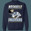 Nashville Predators Vintage NHL Sweatshirt Hoodie TShirt For Hockey Lovers