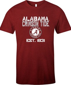 Ncaa Est Stack Jersey Short Sleeve T-Shirt Hoodie Sweatshirt Gifts For Alabama Fans
