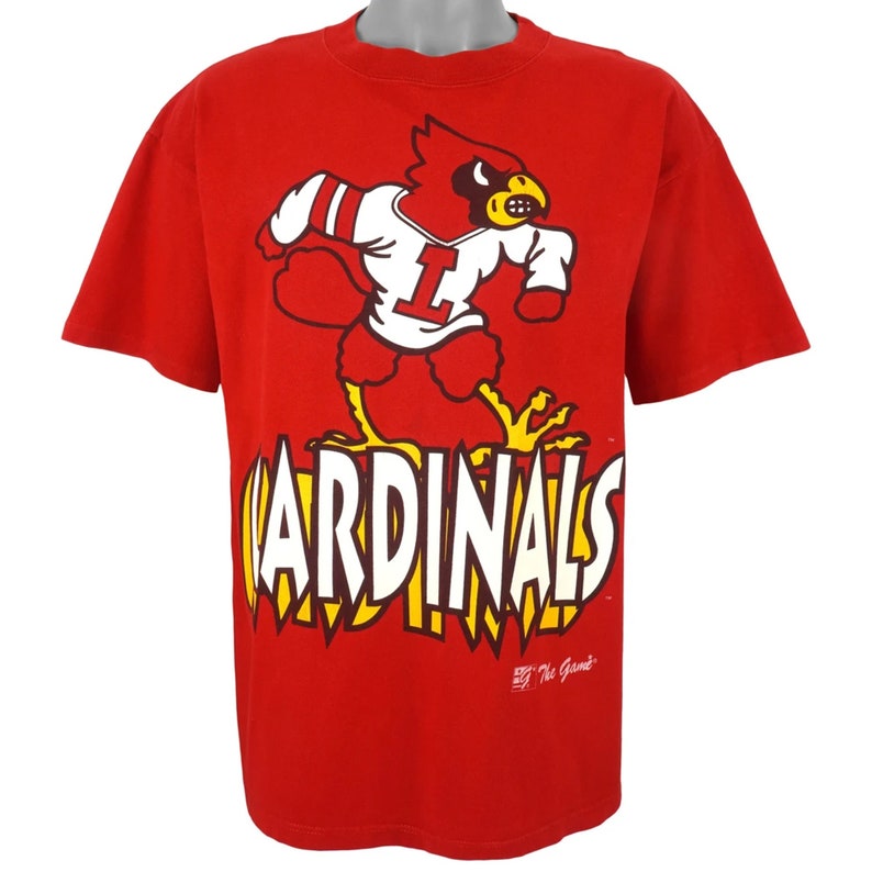 Ncaa Louisville Cardinals Big Spell-Out T-Shirt 1990S, Vintage University Of Louisville Crewneck Sweatshirt, Hoodie