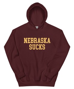 Nebraska Sucks Minnesota Rivalry Hoodie Sweatshirt Sport Shirt