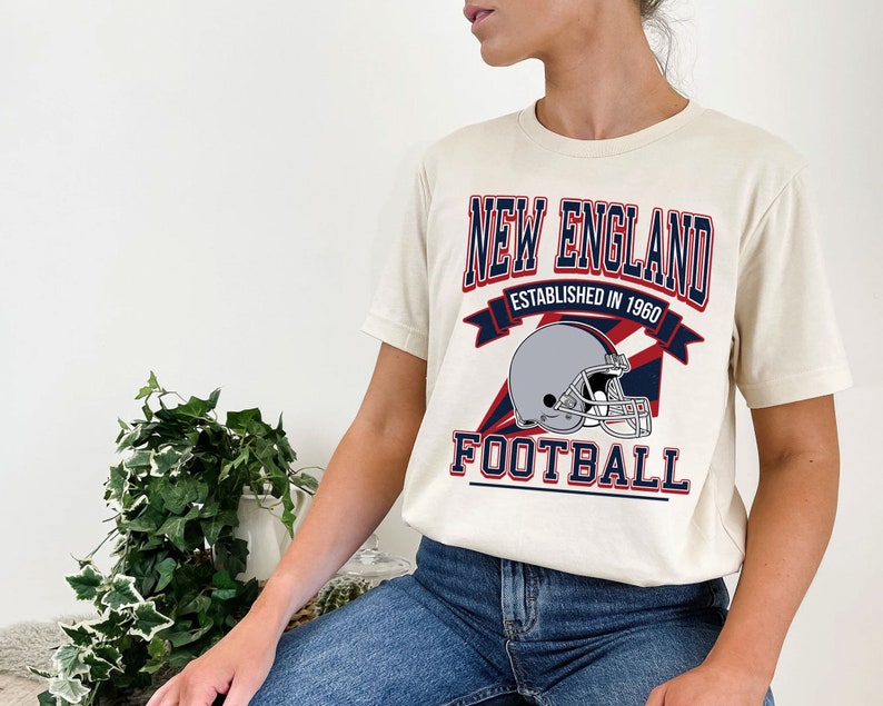 New England Football Team Sweatshirt, AFC Fan Shirt, NFL Shirt - Image 4