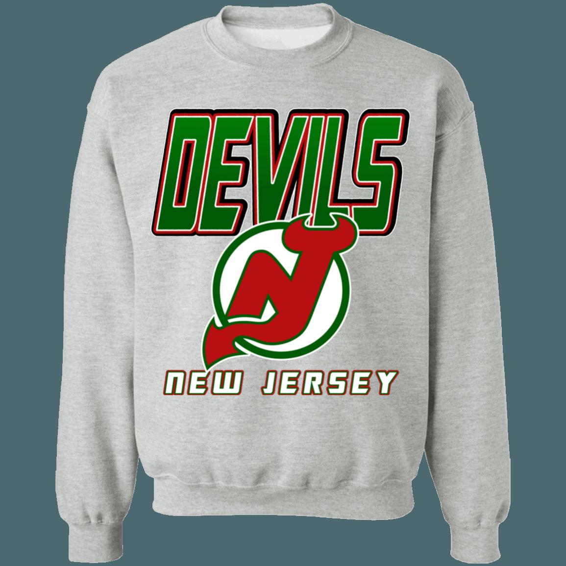 New Jersey Devils 80's GREEN Vintage NHL Sweatshirt Hoodie TShirt For Hockey Lovers - Image 3