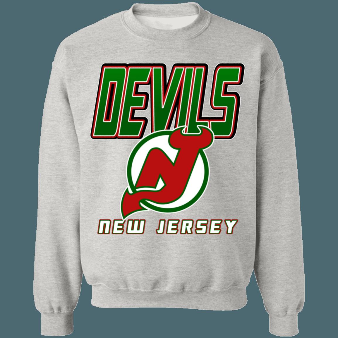 New Jersey Devils 80's GREEN Vintage NHL Sweatshirt Hoodie TShirt For Hockey Lovers - Image 4
