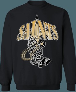 New Orleans Saints PRAY Vintage NFL American Football Lover Sweatshirt Hoodie