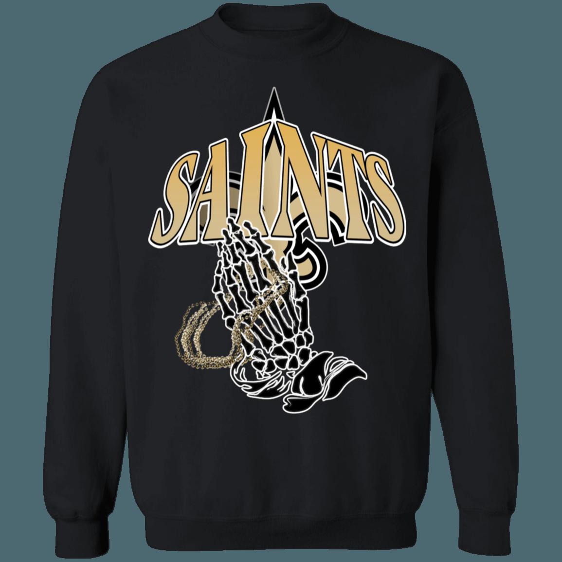 New Orleans Saints PRAY Vintage NFL American Football Lover Sweatshirt Hoodie