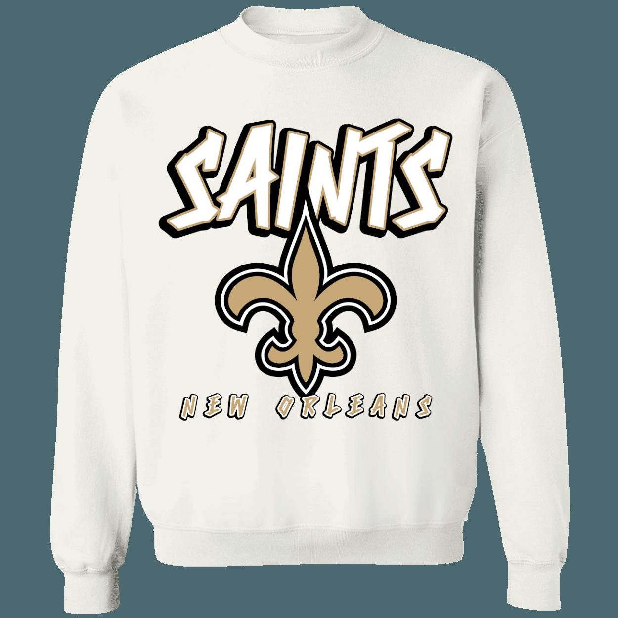 New Orleans Saints Retro 90's NFL American Football Lover Sweatshirt Hoodie - Image 3