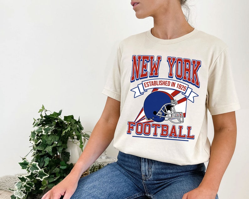 New York Football Team Sweatshirt, Retro New York Football Shirt for NFL Fans - Image 4