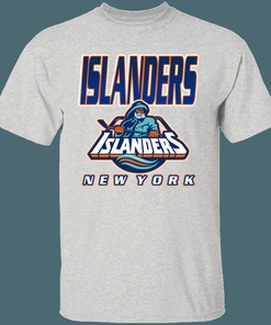 New York Islanders FISHERMAN 90'S Retro NHL T-Shirt Sweatshirt Hoodie National Hockey League Shirt