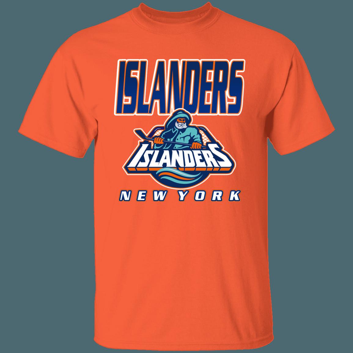 New York Islanders FISHERMAN 90'S Retro NHL T-Shirt Sweatshirt Hoodie National Hockey League Shirt - Image 2