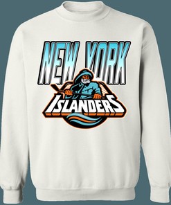 New York Islanders The Fisherman Retro NHL Sweatshirt Hoodie TShirt For Hockey Lovers