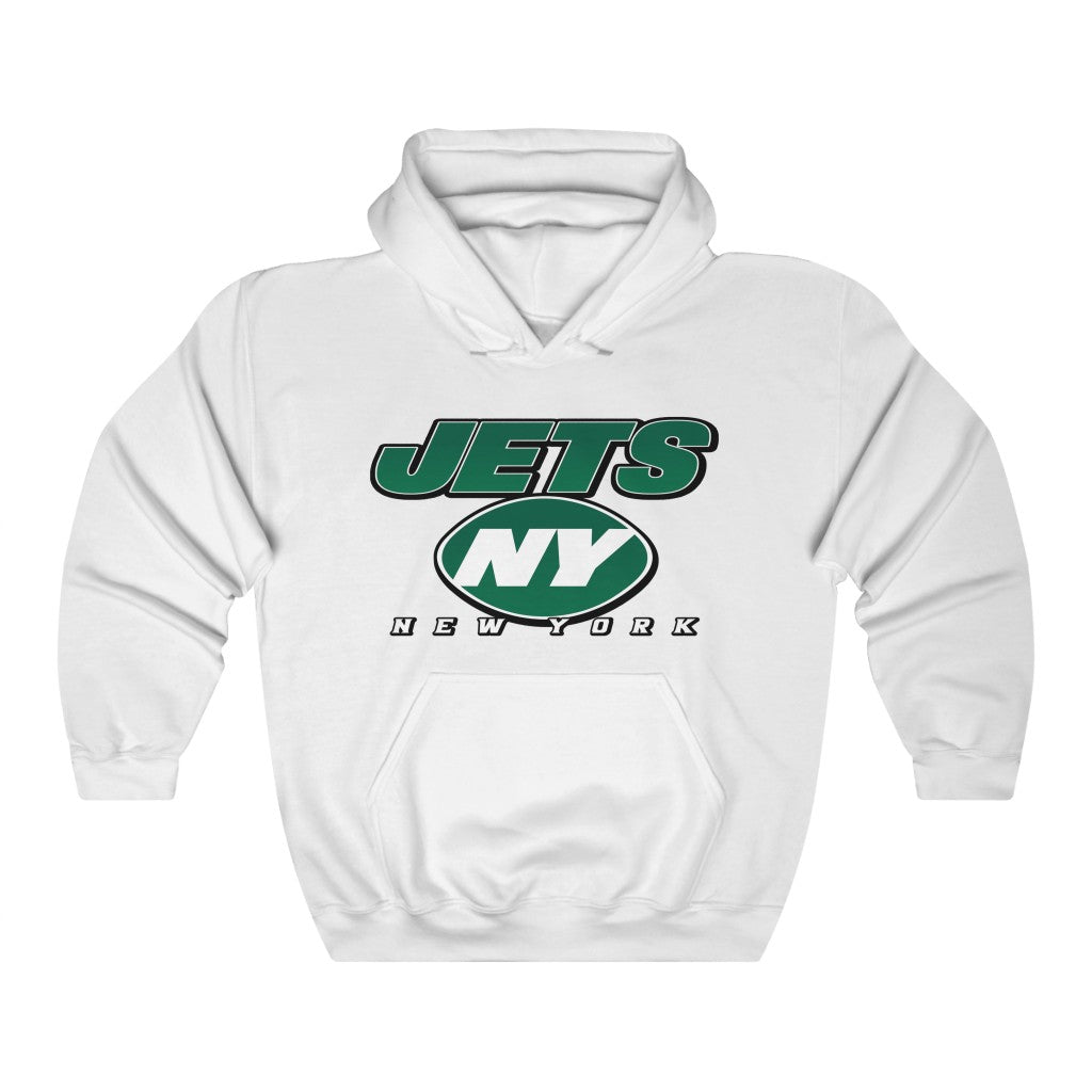 New York Jets Vintage 90's NFL Hoodie Sweatshirt Sport Shirt - Image 2
