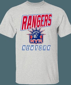New York Rangers LADY LIBERTY Retro NHL T-Shirt Sweatshirt Hoodie National Hockey League Shirt