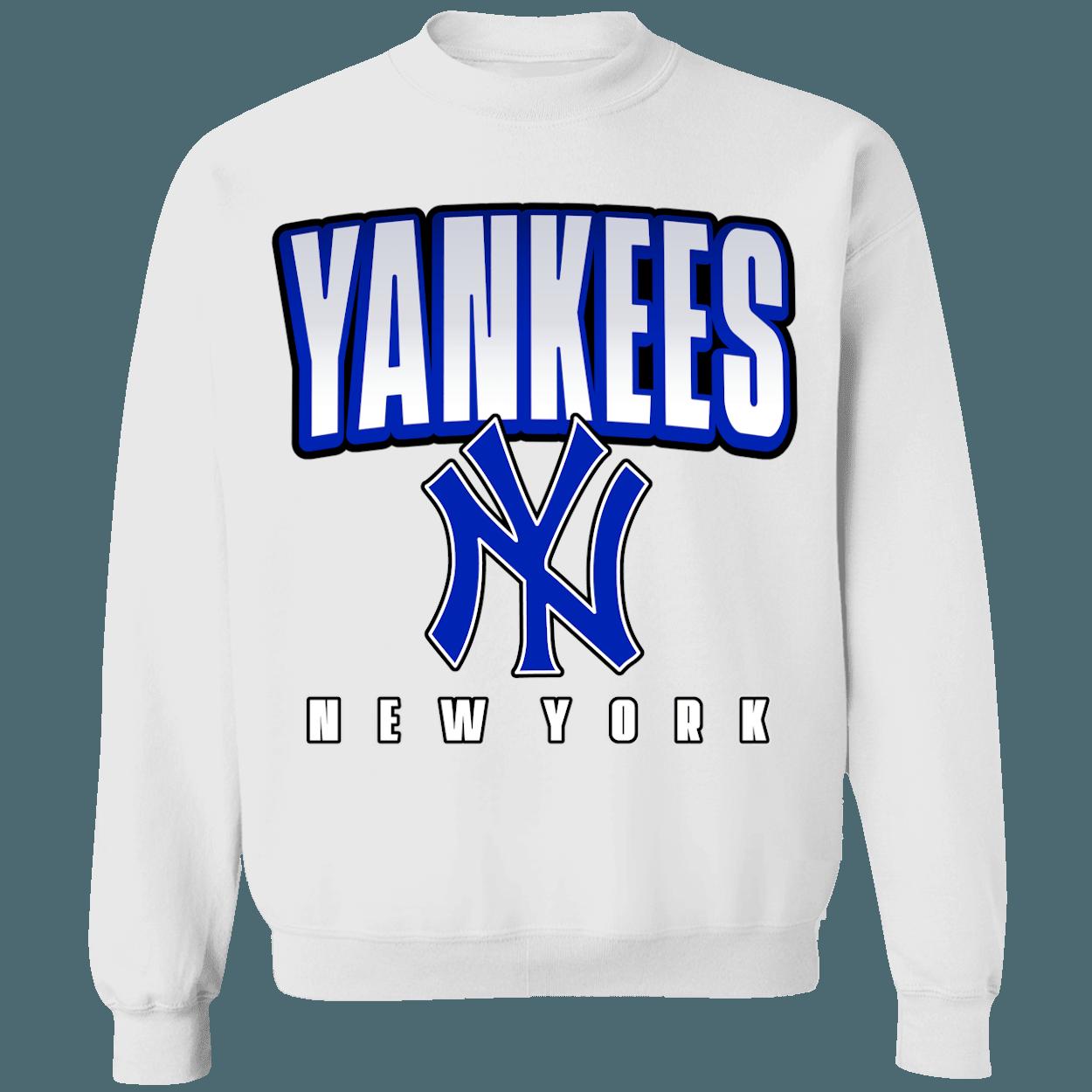 New York Yankees Retro MLB Crewneck Sweatshirt Hoodie Shirt for Baseball Fans