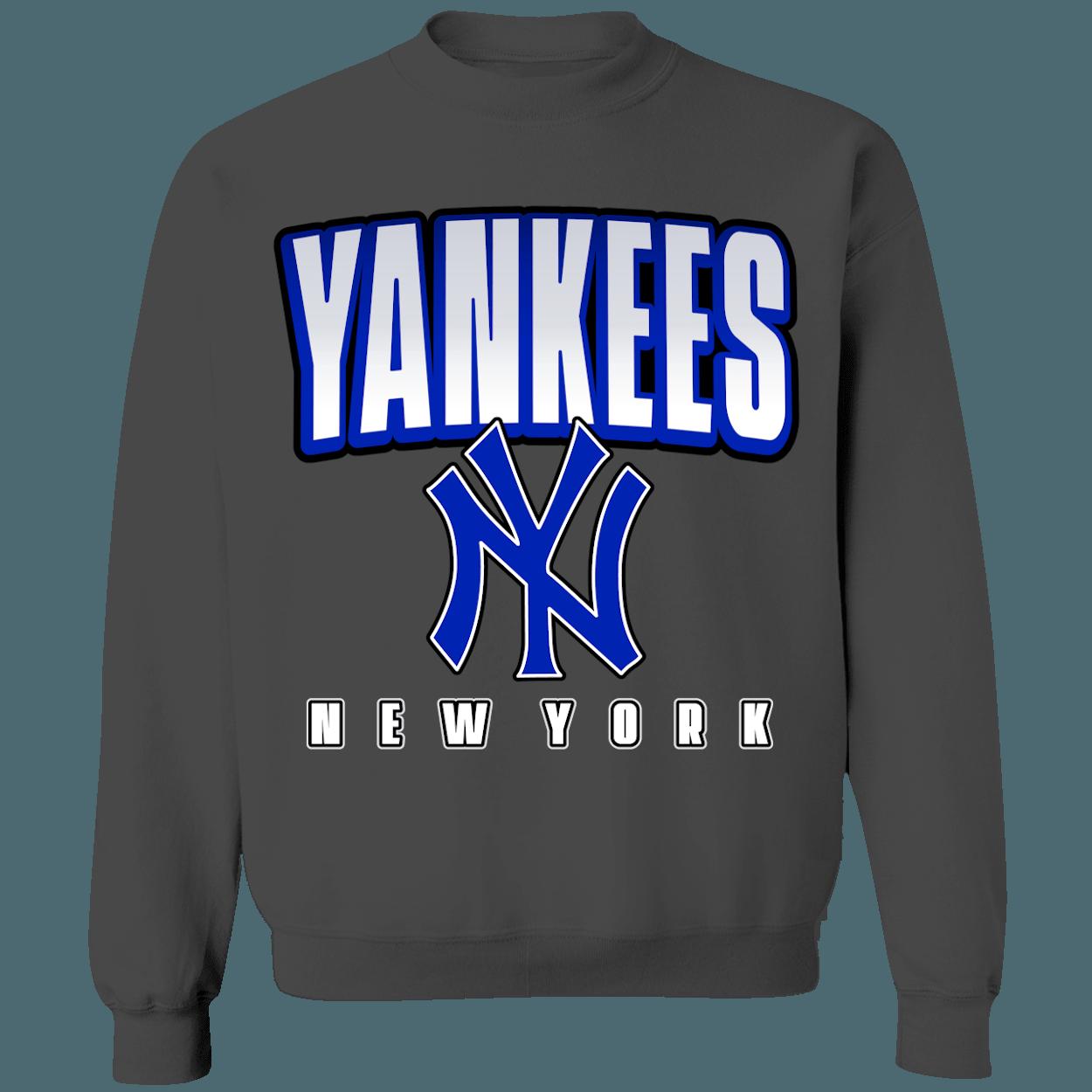 New York Yankees Retro MLB Crewneck Sweatshirt Hoodie Shirt for Baseball Fans - Image 2