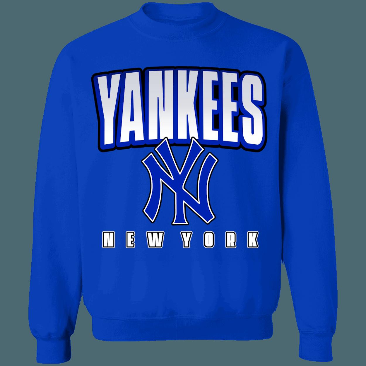 New York Yankees Retro MLB Crewneck Sweatshirt Hoodie Shirt for Baseball Fans - Image 3