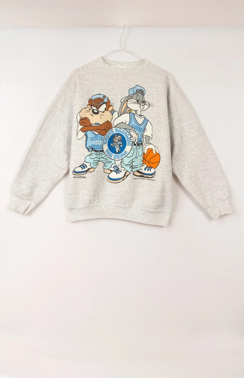 North Carolina Sweatshirt Large Vintage 90S University North Carolina Sweatshirt Hoodie
