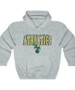 Oakland Athletics Vintage 90's MLB Hoodie Sweatshirt Sport Shirt