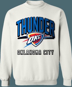 Oklahoma City OKC Thunder Vintage NBA Vintage Sweatshirt Hoodie Shirt For NBA Fans