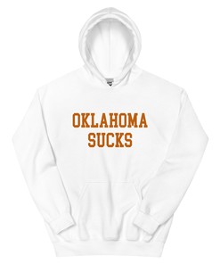 Oklahoma Sucks Texas Rivalry Hoodie Sweatshirt Sport Shirt