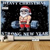 Personalized Bodybuilding Banner Flag Tapestry Home Gym Decor Heavy Christmas New Year, Motivational Flag