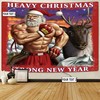 Personalized Bodybuilding Banner Flag Tapestry Home Gym Decor Heavy Christmas Strong New Year, GYM Flag