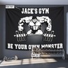 Personalized Bodybuilding Banner Flag Tapestry Home Gym Decor Hulk, Gym Flags