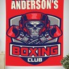 Personalized Boxing Fitness Home Gym Decor Club Banner Flag Tapestry, Motivational gym flags