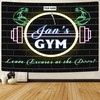 Personalized Home Gym Decor Banner Flag Tapestry Motivational Quotes, Gym Flags