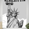 Personalized Home Gym Decor Banner Flag Tapestry, Workout room decor