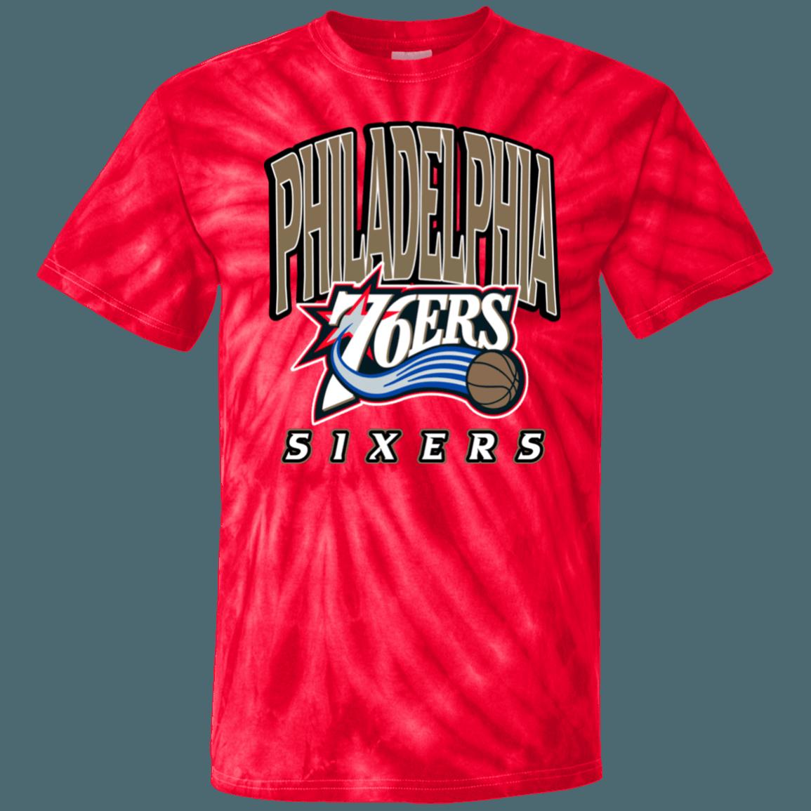 Philadelphia 76ers NBA Tie Dye T-Shirt Sweatshirt Hoodie Gifts for Fans - Image 2