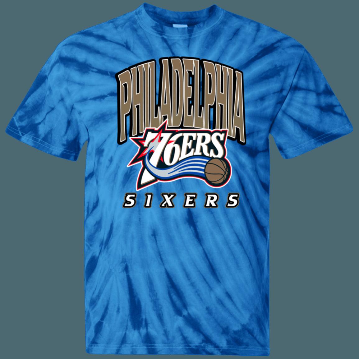 Philadelphia 76ers NBA Tie Dye T-Shirt Sweatshirt Hoodie Gifts for Fans - Image 3