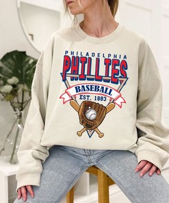 Philadelphia Baseball Crewneck Sweatshirt, Philadelphia MLB Shirt, Baseball Fan Gifts, Philadelphia Fan
