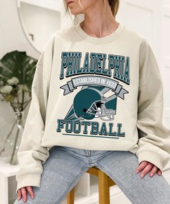 Philadelphia Football Team Sweatshirt, Retro Philadelphia Football Shirt for NFL Fans