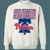 Philadelphia Phillies Vintage MLB Crewneck Sweatshirt Hoodie Shirt for MLB Fans