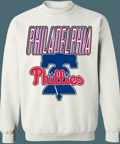 Philadelphia Phillies Vintage MLB Crewneck Sweatshirt Hoodie Shirt for MLB Fans