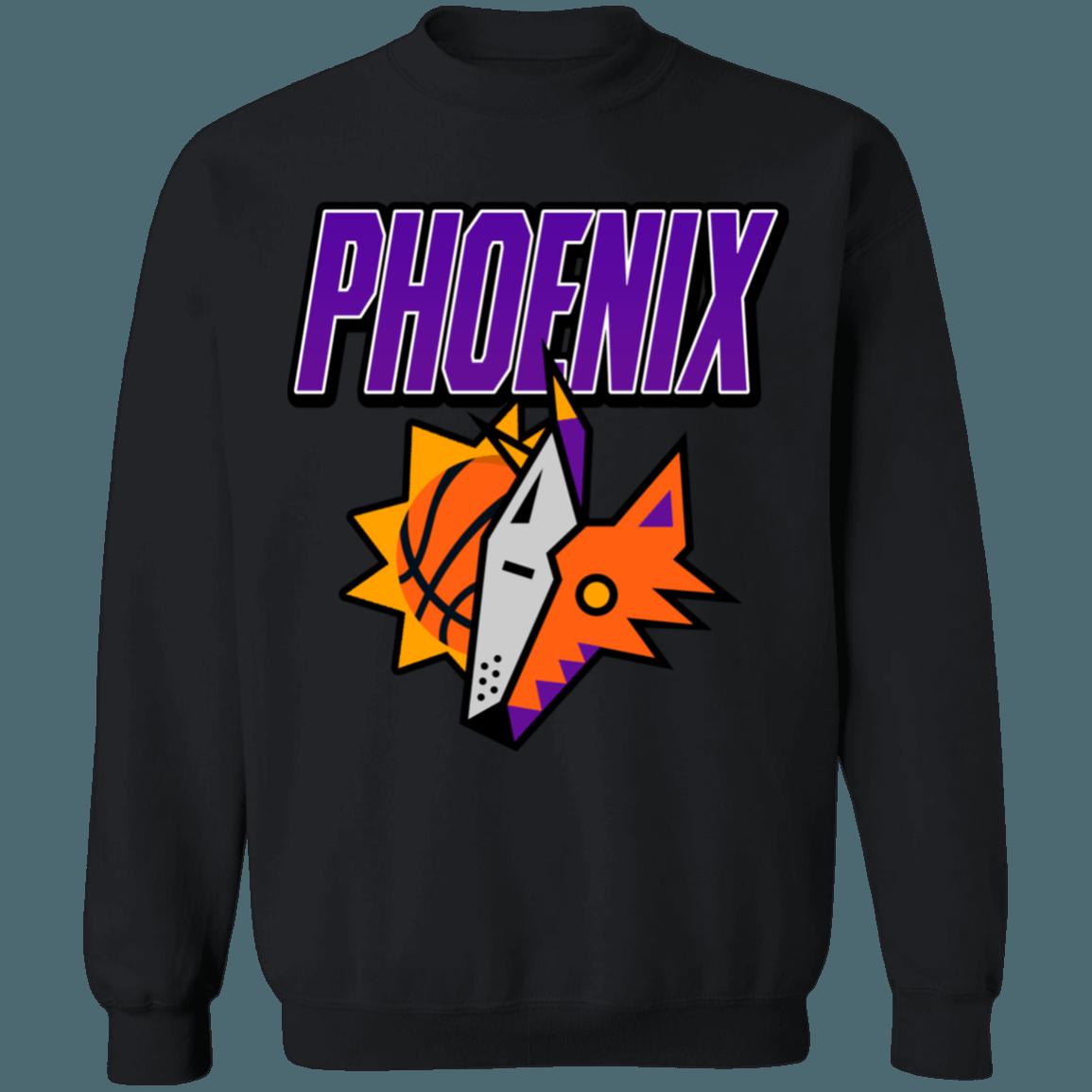 Phoenix Coyotes Phoenix Suns Retro NHL NBA Vintage Sweatshirt Hoodie Shirt For NBA Fans - Image 2