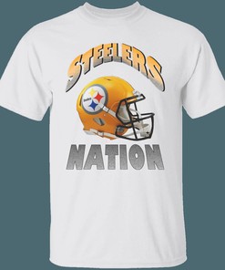 Pittsburgh Steelers STEELER NATION Retro NFL T-Shirt Sweatshirt Hoodie Gifts